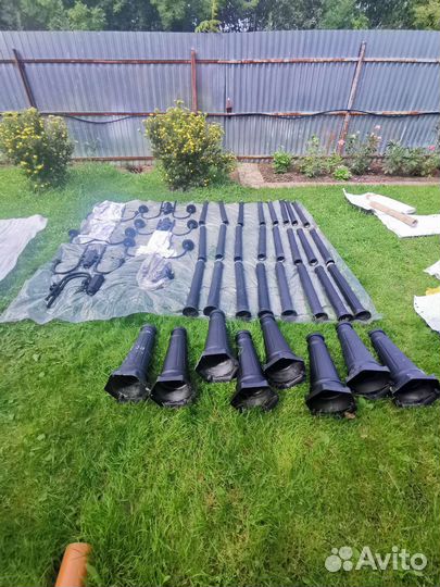 Светильник уличный фонарь столб