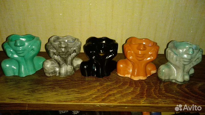 Кашпо, подсвечники ручной работы