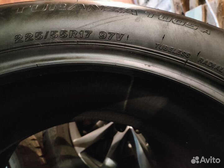 Диски BBS SR R17 5*114.3 с резиной