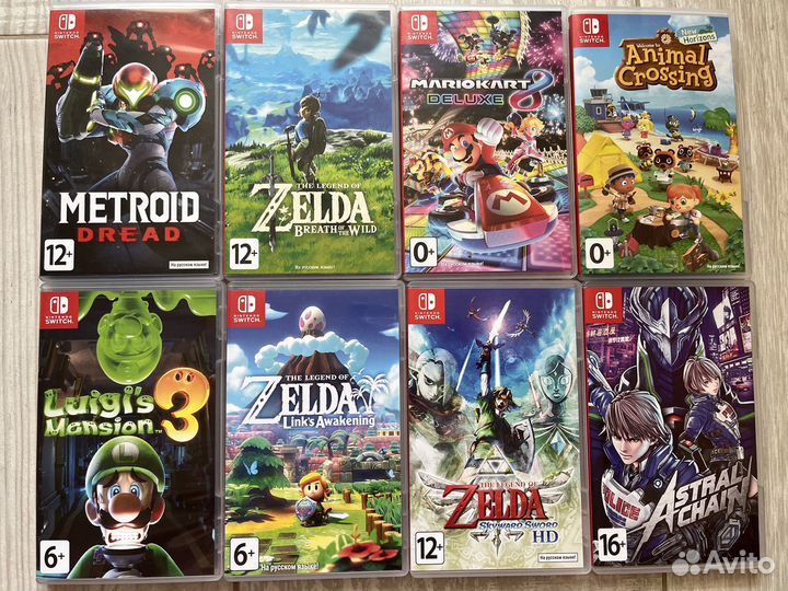 Картриджи Nintendo Switch