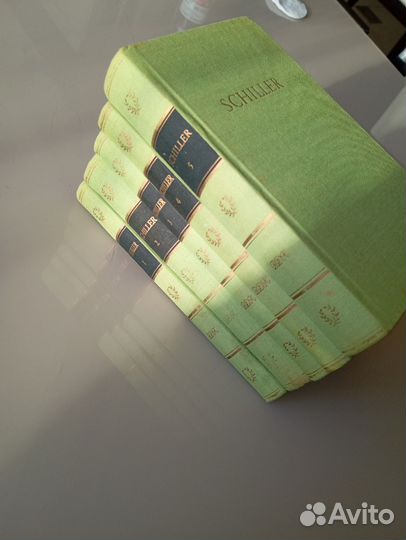 Шиллер собрание сочинений 5 томов на немецком