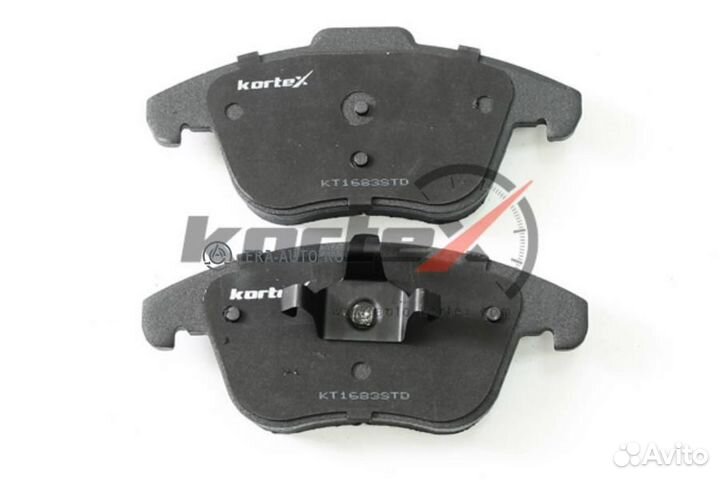 Kortex KT1683STD Колодки торм.пер