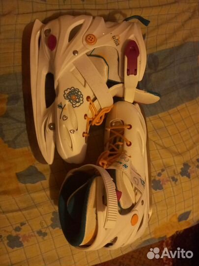 Коньки - трансформеры для девочки 34-37 размер