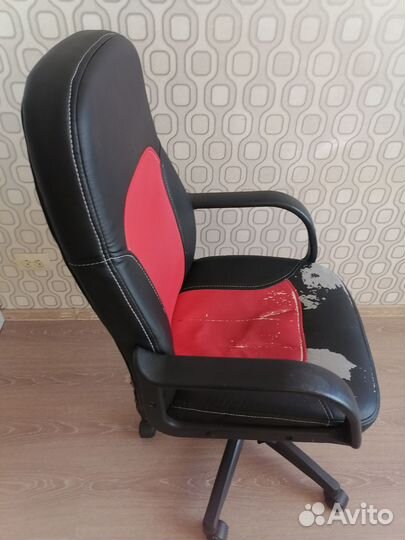 Компьютерное кресло кожаное бу tetchair