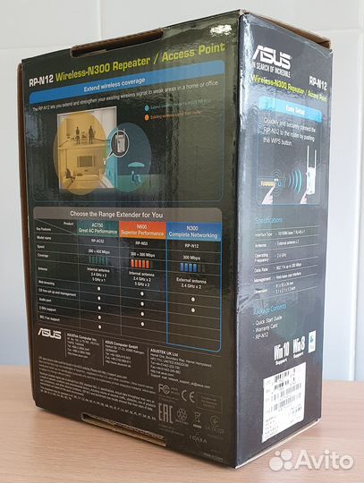 Asus RP-N12 репитер