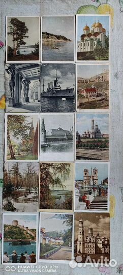 Открытки СССР, Города 40-50-60е года