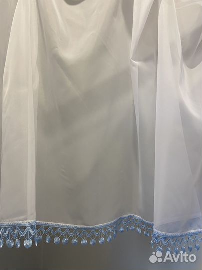 Тюль короткий на кухню, на балкон, на лоджию