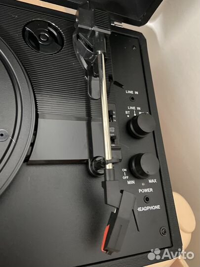 Виниловый проигрыватель Ritmix LP-120B black