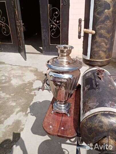 Самовар на дровах старинный