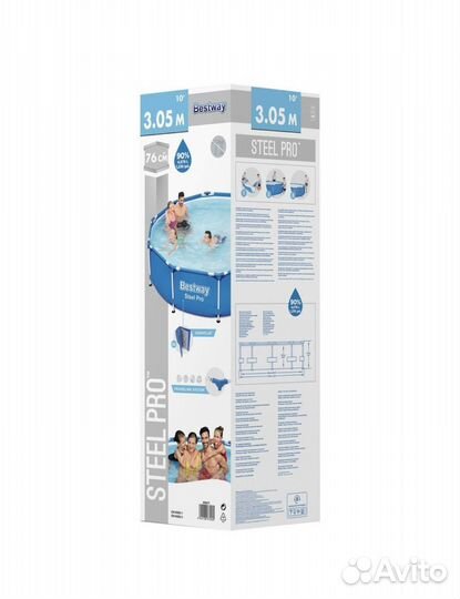 Каркасный бассейн bestway 305х76