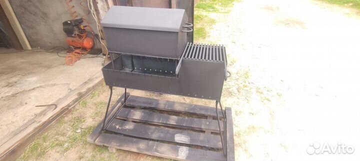 Мангал+ коптильня