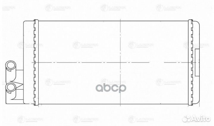 Радиатор отопит. LRh1802 luzar