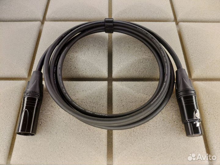 Xlr штекер на xlr гнездо mr. Cable vulcan p23 2м