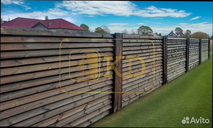 Доска для забора от производиеля