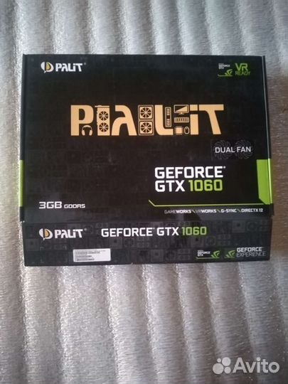 Видеокарта gtx 1060 3gb dual