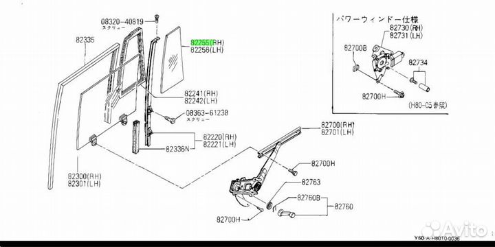 Стекло двери