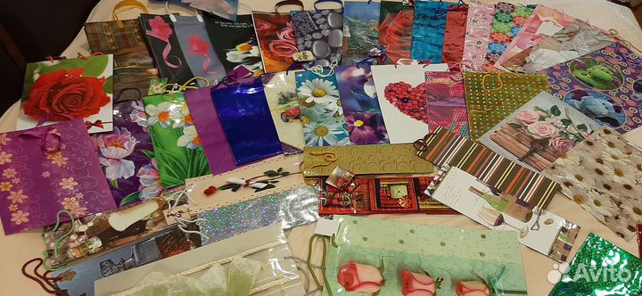 Пакеты Подарочные с ручками разных размеров новые