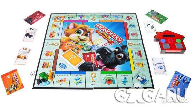 Монополия детская с картами
