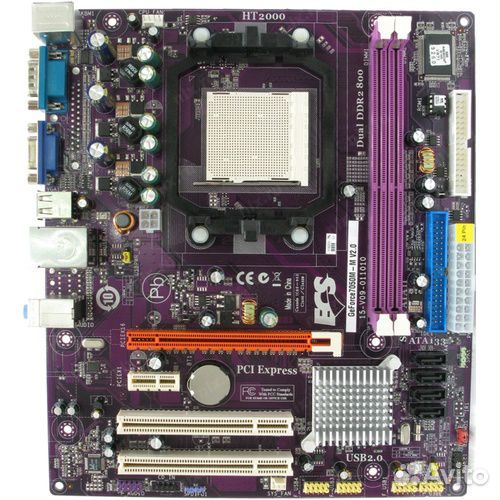 Материнская плата Elitegroup GeForce7050M-M (V2.0)