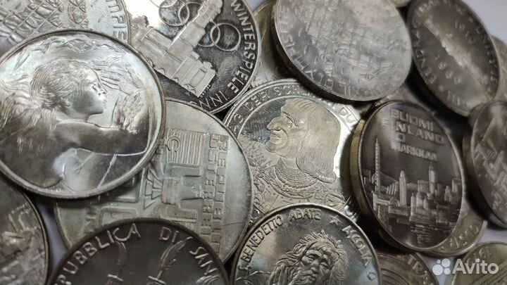 Монеты серебро