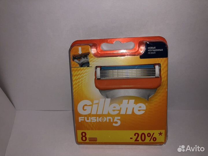 Оригинальные кассеты лезвия Gillette Fusion 5