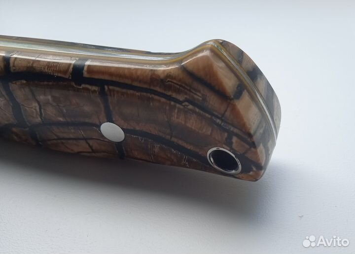 Нож сталь Elmax + стаб. бивень мамонта