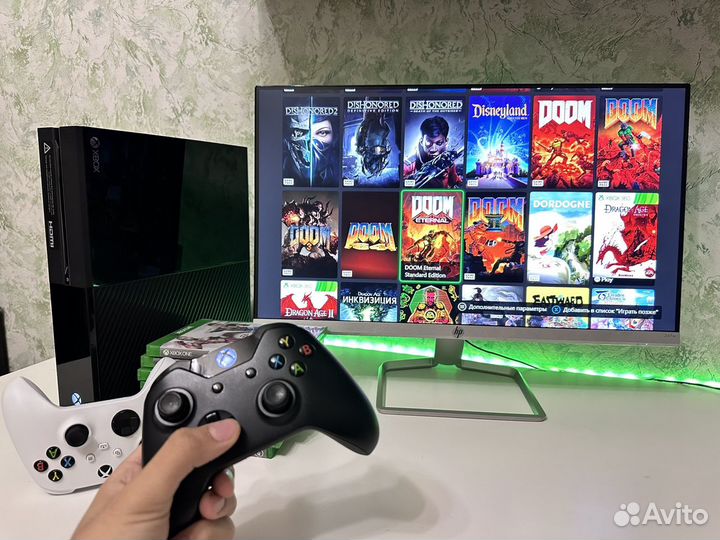 Xbox One + 947 игр (обмен, гарантия)