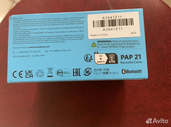 Беспроводные наушники anker soundcore