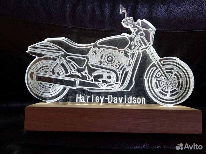 Модель Харлей Дэвидсон с подсветкой