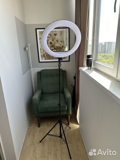 Кольцевая лампа со штативом 45