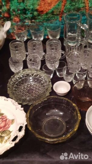 Посуда СССР стекло хрусталь фарфор винтаж