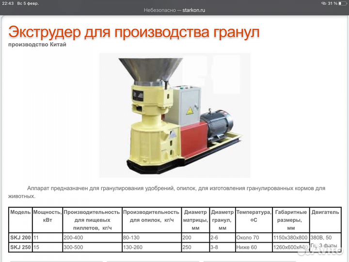 Гранулятор SKJ 200