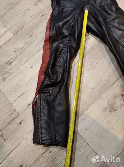 Мотоштаны кожаные