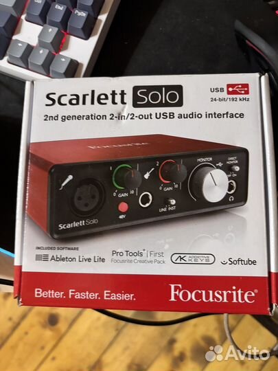 Звуковая карта focusrite scarlett solo