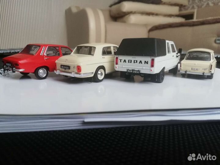 Модели автолегенды соцстран Деагостини. 1:43