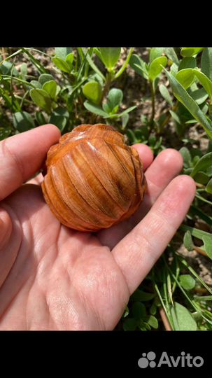 Шар с резьбой, шар массажёр, шар массажный