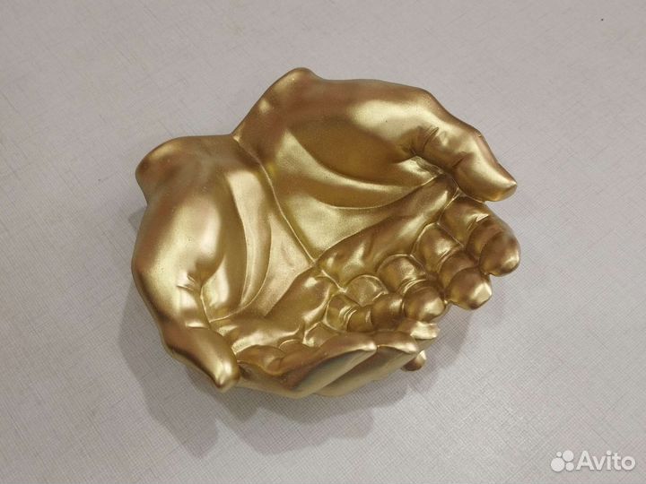 Ладони Давида. Кашпо.гипс