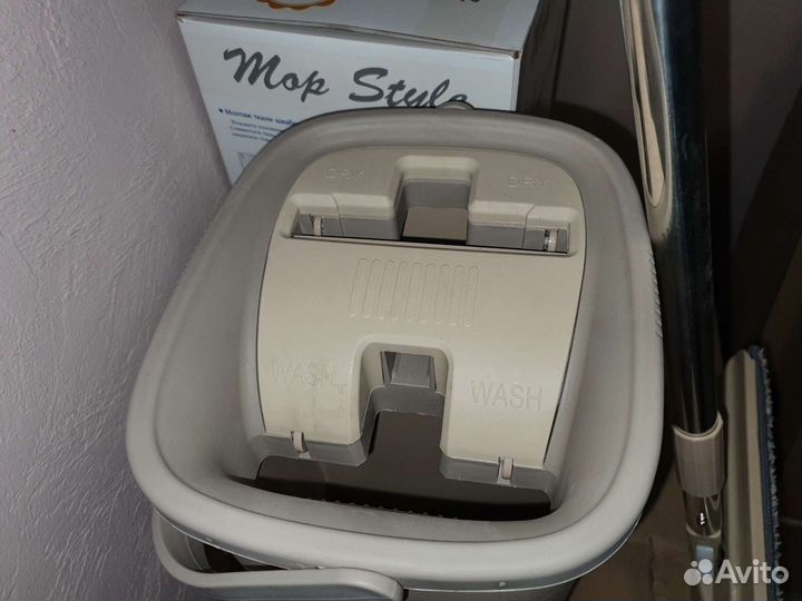 Швабра плоская с ведром