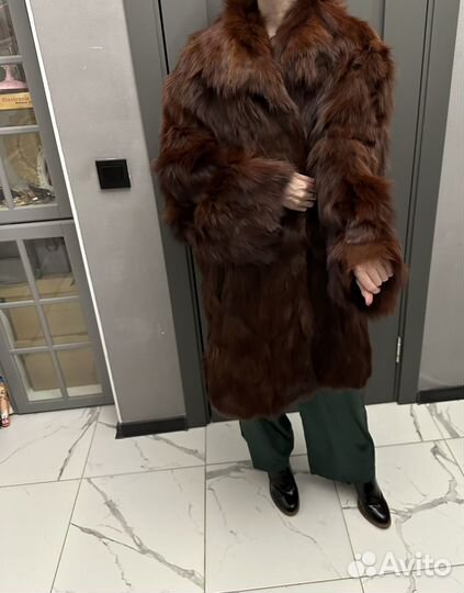 Шуба из лисы vintage