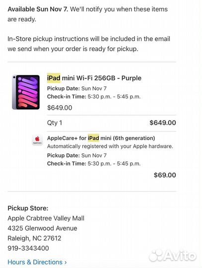 iPad mini 6 256 wifi