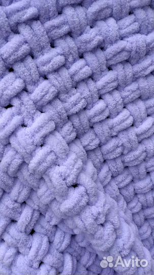 Плед детский вязаный