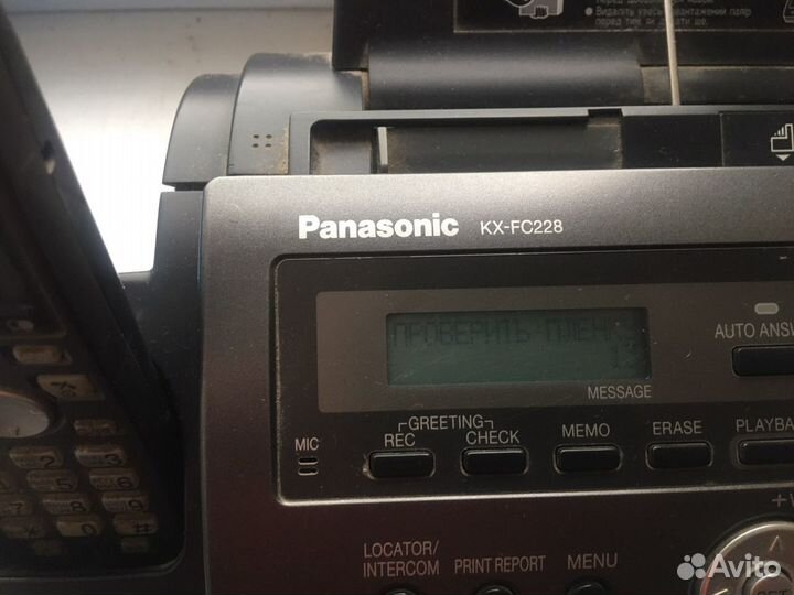Факс panasonic kx fc228