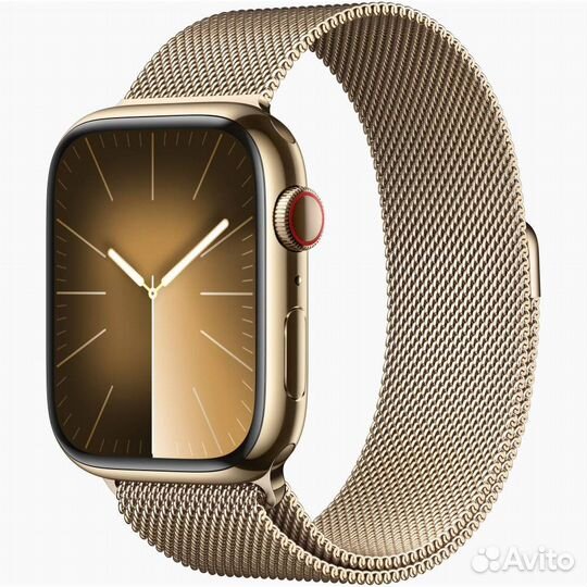 Apple Watch 9 45mm Gold Stainless Steel