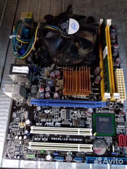 Материнская плата asus p5kpl-am in/gb/si