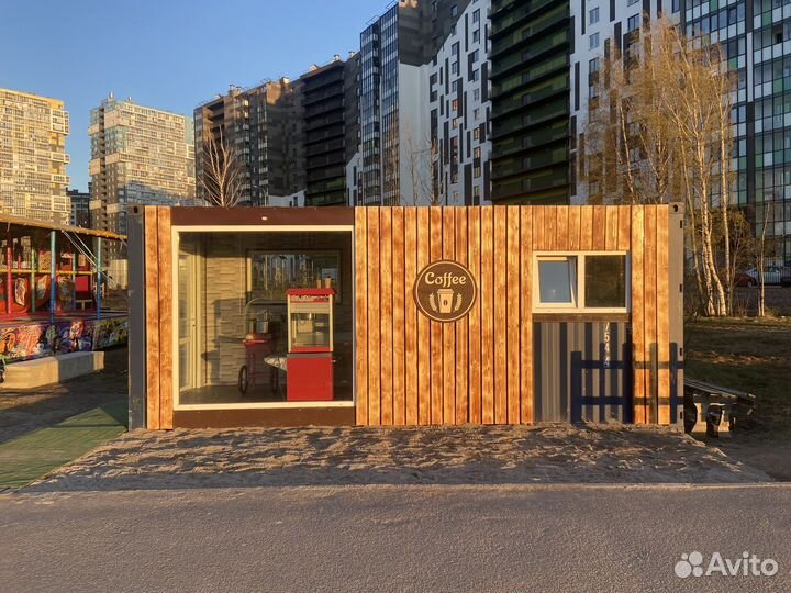 Торговый павильон из контейнера