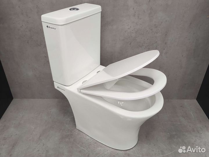 Унитаз-компакт S-Line 5010 безободковый bloomix