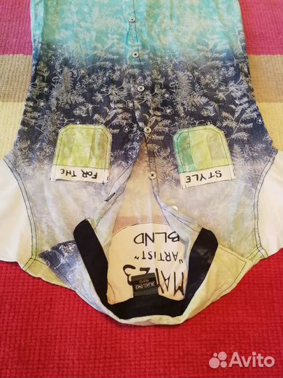 Легкая рубашка с коротким рукавом