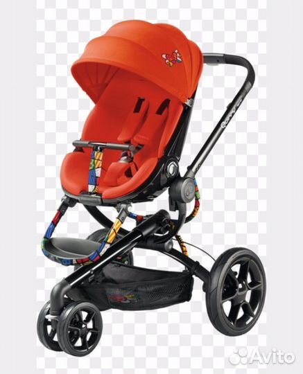 Коляска 2в1 Quinny Moodd by Britto Red Revolution