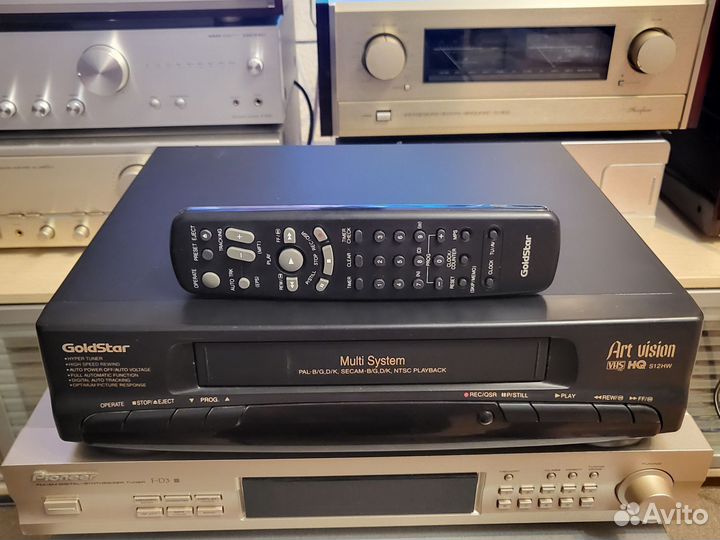 Goldstar S12Hw VHS рекордер (видеомагнитофон)