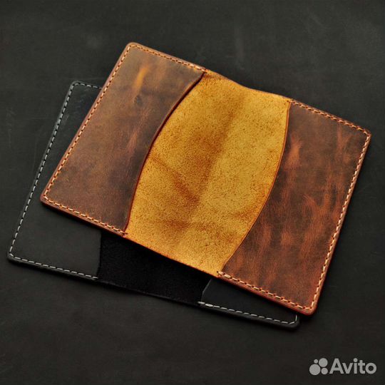 Обложка для паспорта из натуральной кожи
